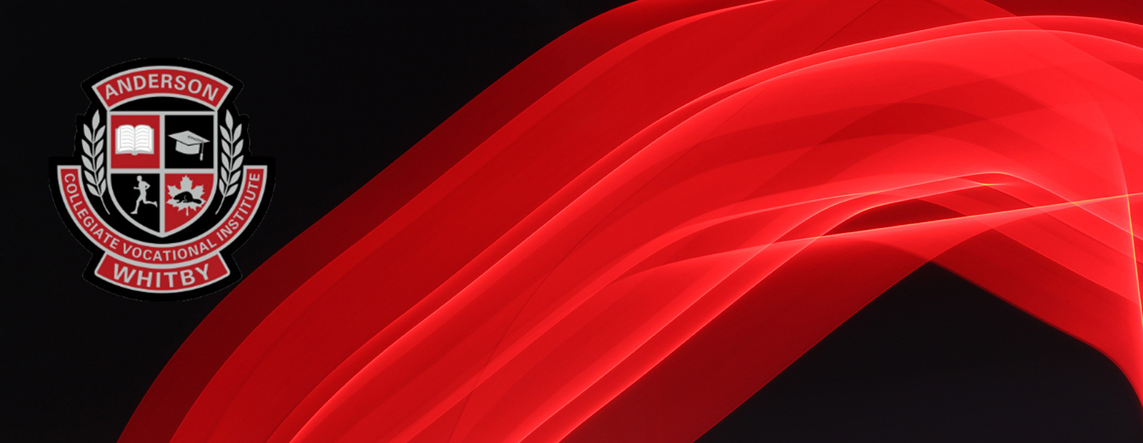 Red and black background with Anderson CVI logo